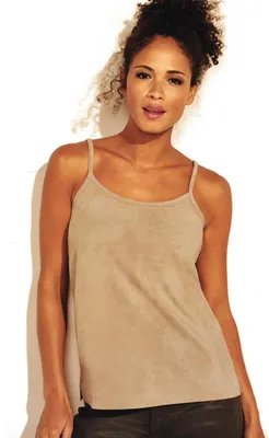 Produktbild von Esmara Fashion Top Damen Oberteil Sommer Chic Hemd Hübsch Hemdchen Sand L 44/46
