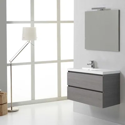 Produktbild von Badmöbelset, 4-teilig, Version mit Waschbecken links | Manhattan