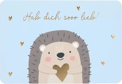 Produktbild von Klappkarte Kunterbunt Motiv 25, Depesche