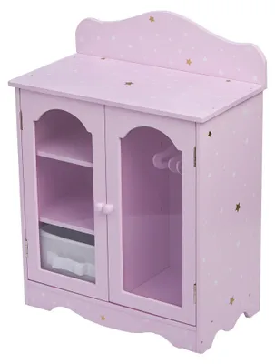 Produktbild von Puppenschrank Holz Puppenzubehör Babypuppen Spielzeug Olivias World TD-0210AP