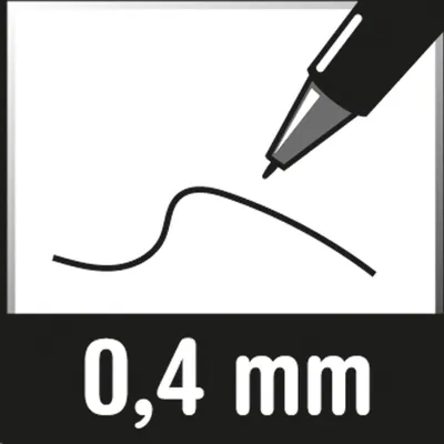 Obrázok produktu pre PILOT BLS-FRM7-B/FLW437437 Kovová náplň do gélového pera FRIXION čierna