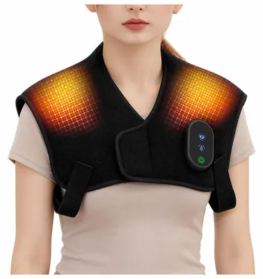 Produktbild von INF Kabellose Beheizbare Schultermassage mit Vibration für Nacken Schulter