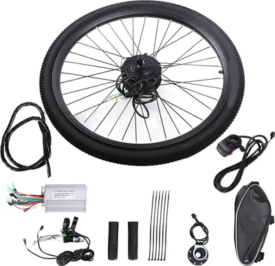 Produktbild von Aluminiumlegierung 36V 250W 26 Zoll Elektrofahrrad Ebike Conversion Nabenmotor Motorrad KitFrontantrieb