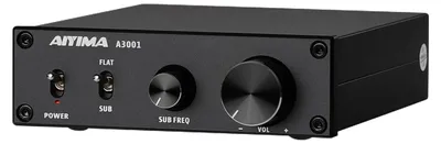 Obrázek produktu pro Zesilovač pro subwoofer, mono – výkon 200 W – třída D – kompaktní design