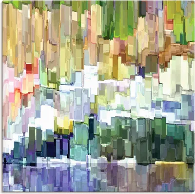 Produktbild von ARTland Leinwandbild Glacierbucht III Größe: 40x40 cm