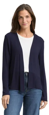 Produktbild von TOM TAILOR Damen Basic Sommer Cardigan , sky captain blue, XXXL