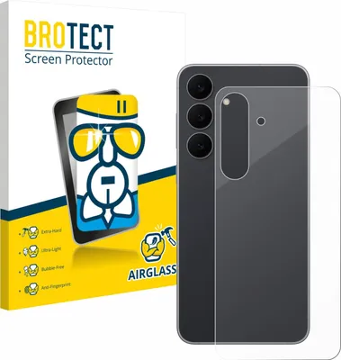 Produktbild von BROTECT Schutzglas für Samsung Galaxy S25 FE (Rückseite) Schutzfolie Panzer Folie Glas Display Schutz klar