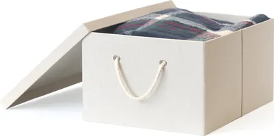 Obrázek produktu pro Úložný box s víkem - Skládací a praktický skládací box na ukládání oblečení