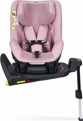 Produktbild von Drehbarer Sitz Ece R129 Airflow 270° mit Basis Iq Orbit Rosa 0-18,5 kg