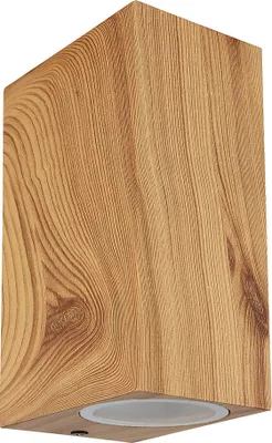 Produktbild von Außenleuchte, Wandleuchte, Alu, Holzoptik, UP & DOWN