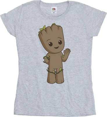 Produktbild von Marvel - "I Am Groot" T-Shirt für Damen BI30442 (S) (Grau)
