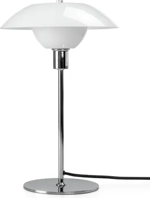 Image de Lampe de table, lampe de chevet, lampe de bureau, lampe de lecture LED, Bergen D25 opale