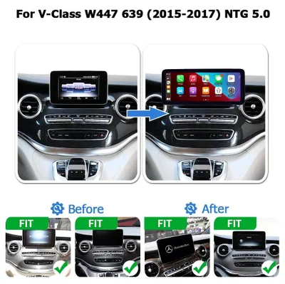 Image de Autoradio tactile, double DIN, écran de 10,25 pouces, puissance de 45W