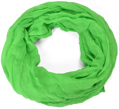 Produktbild von Crinkle Schal Rund Grasgruen