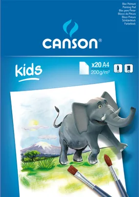 Produktbild von CANSON Malblock DIN A4 200 g/qm 20 Blatt