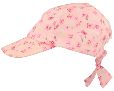 Leichte Kinder Baseball-Cap mit Blumen-Muster UV Schutz 40+ von Hut-Breiter in rot