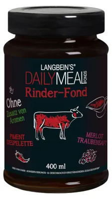 Obrázek produktu pro Langbeins Daily Meal Fonds Hovězí vývar na omáčky a polévky 400 ml