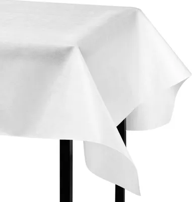 Produktbild von Einweg Vlies Tischdeckenrolle, wasserdicht und zuschneidbar, 80 g/m², 1,18×25 m, Weiß