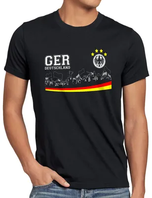 Produktbild von Deutschland Herren Fan T-Shirt Fussball Fans WM 2026 Weltmeisterschaft