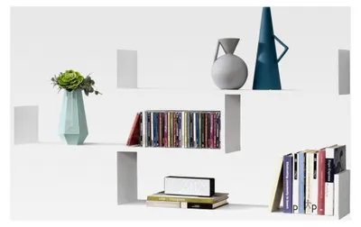 Produktbild von Wandregal Grimstad 119 x 18 x 55 cm Bücherregal Hängeregal mit 3 Ablageflächen bis 14 kg