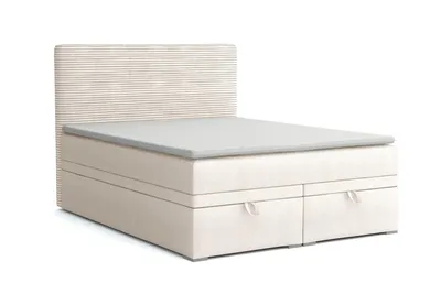 Produktbild von BOXBETT DARO 120/200 in Velour/Cord Creme