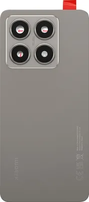 Immagine prodotto di Xiaomi, vetro posteriore originale per Xiaomi 14T Service Pack, grigio