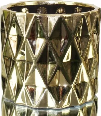 Zdjęcie produktu dla Doniczka osłonka złota cylinder Ø14 DEcodomi