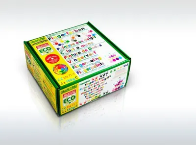 Produktbild von Prinzessin Ecofee Fingerfarben 4er Set