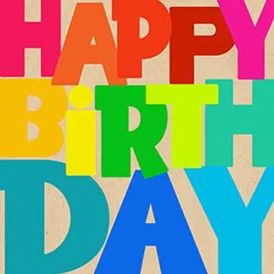 Produktbild von Servietten Happy Birthday bunt 33 x 33 cm 20 Stück