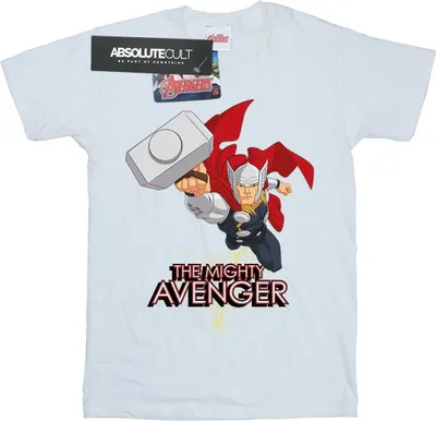 Produktbild von Marvel - "The Mighty Avenger" T-Shirt für Herren BI5919 (M) (Weiß)