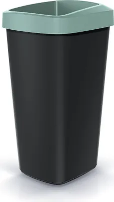 Produktbild von Abfallbehälter COMPACTO DROPIN schwarz/hellgrün 45 l
