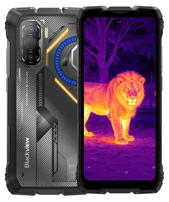 Image de Blackview ROCK 3 : Smartphone robuste noir pour l'extérieur, avec appareil photo 108MP, batterie 10000mAh, 24 Go de RAM, 256 Go de stockage, écran FHD+ de 6,78 pouces avec taux de rafraîchissement de 120 Hz, système d'exploitation Android, fonction d'imagerie thermique, NFC et OTG