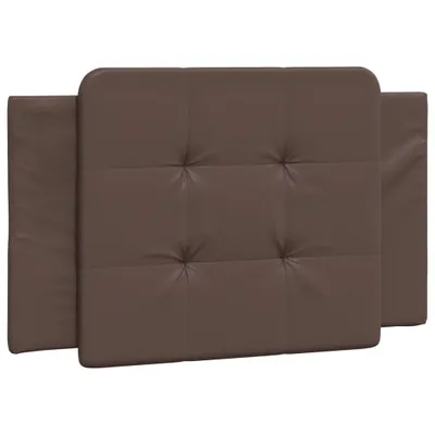 Produktbild von vidaXL Kopfteil-Kissen "Zadar" Braun 80 cm Kunstleder