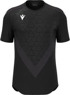Immagine prodotto di Maglia a maniche corte Macron Thunder Wisp da uomo - Nera | Taglia: XXL