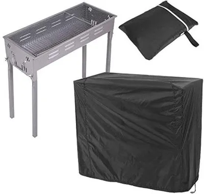 Produktbild von Unyqoos® Wasserdichte Grillabdeckung aus Polyester – Witterungsschutz für Grill mit Kordelzug, winddicht, Insektenschutz, Universalpassform