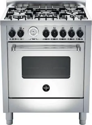 Immagine prodotto di Bertazzoni La Germania Americana AMN765EXT cucina Elettrico Gas classe A 5 fuochi Acciaio inox