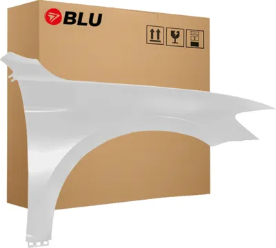 Image de BLU Aile Compatible avec VW Volskwagen Passat B8 LB7W Droite Silber TungstenSilber | 2014-2023 | Avant | Peint| Prêt à Monter | Acier