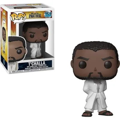 Produktbild von Funko Pop! Marvel: Black Panther - T'Challa White Robe #352