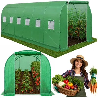 Produktbild von Folientunnel Gewächshaus PRO 10x3x2 m 30 m²