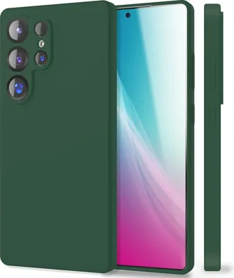 Immagine prodotto di NALIA Phoenix per Samsung Galaxy S25 Ultra - Custodia in silicone liquido - Verde bosco