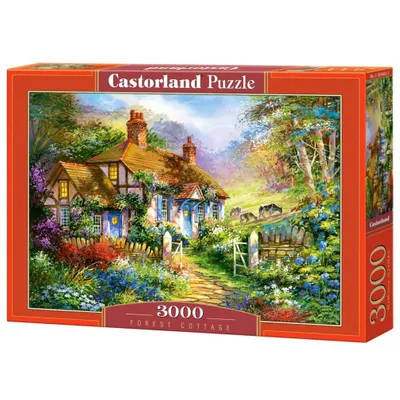 Zdjęcie produktu dla Castorland Forrest cottage 3000 pcs, 3000 szt., Wróżka, 9 lat(a)