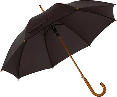 Stockschirm schwarz Ø 103 cm 89 cm lang Automatik Hochzeit Beerdigung Regenschirm Zubehör Accessoire Trauung Brautpaar Alltag