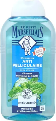 Image de Le Petit Marseillais Shampooing antipelliculaire aux huiles végétales pour cheveux normaux
