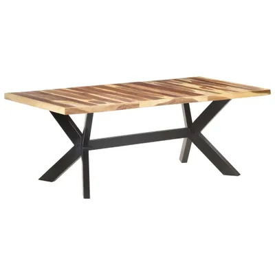 Produktbild von Maison Exclusive - Esstisch 200x100x75 cm Massivholz Honigfarben