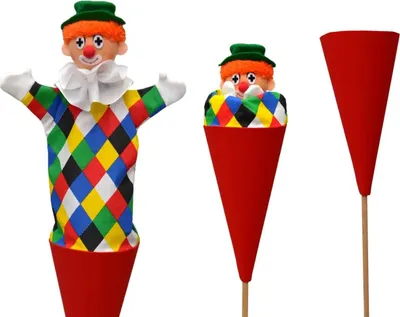Produktbild von Tütenkasper Clown - Tütenkasper 3 in 1