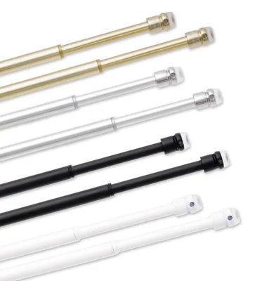 Obrázok produktu pre Pružinové tyče 63 až 110 cm, pre záclonové tyče, čierna, bez vŕtania