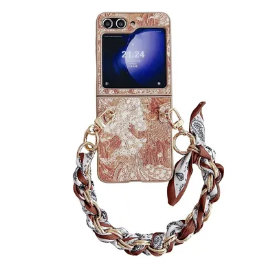 Image de Étui de protection pour Samsung Galaxy Z Flip7 FE / Flip6 5G avec écharpe et dragonne