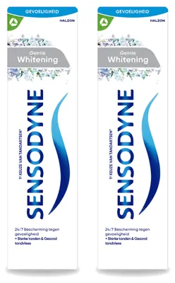 Zdjęcie produktu dla 2 sztuki pasty do zębów Sensodyne Gentle Whitening – 75 ml – zestaw ekonomiczny