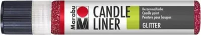 Obrázok produktu pre Marabu Candle-Liner, Červená, Farby na vodnej báze, Tekuté, 25 ml, 1 kusov