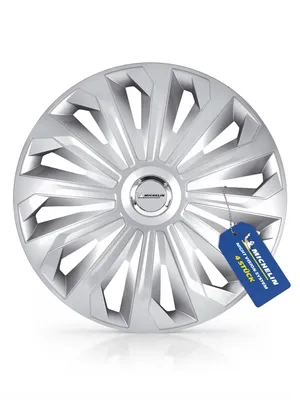 Produktbild von MICHELIN Radzierblenden 40,6 cm / 16 Zoll (silbern mit Chromring) MX-MS